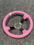 PURPLE ALCANTARA DND WHEEL 350MM