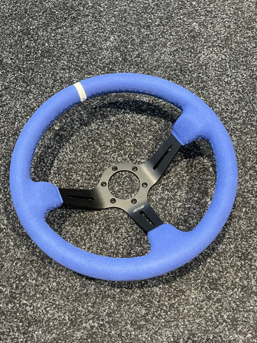 BLUE ALCANTARA DND WHEEL 350MM