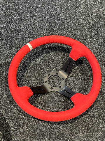 RED ALCANTARA DND WHEEL 350MM