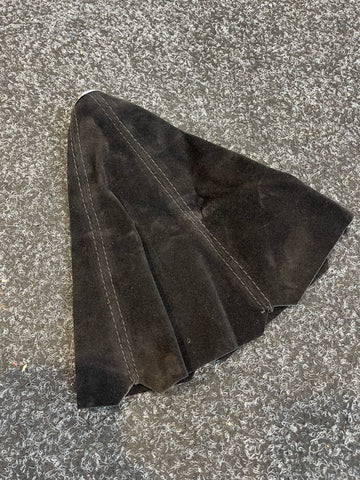 BLACK SUEDE SHIFT BOOT