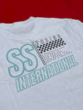 WHITE SS RACING TEE